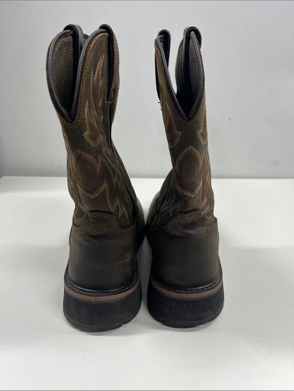 Wolverine Rancher Boots in Brown Leather Size 8 EW